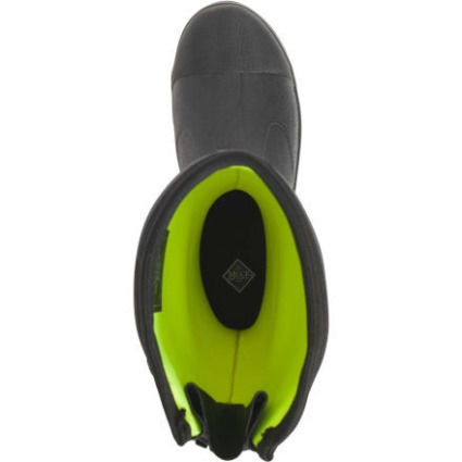 Muckboot Kvinders Opgave Stål Tå Høj Bred Læg Sort