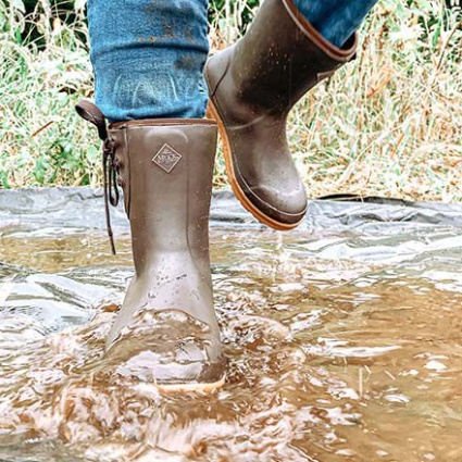 Muckboot Brun Dame Muck Originals Trække På Midten