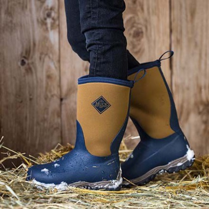 Muckboot Blå Kid's Robust Ii