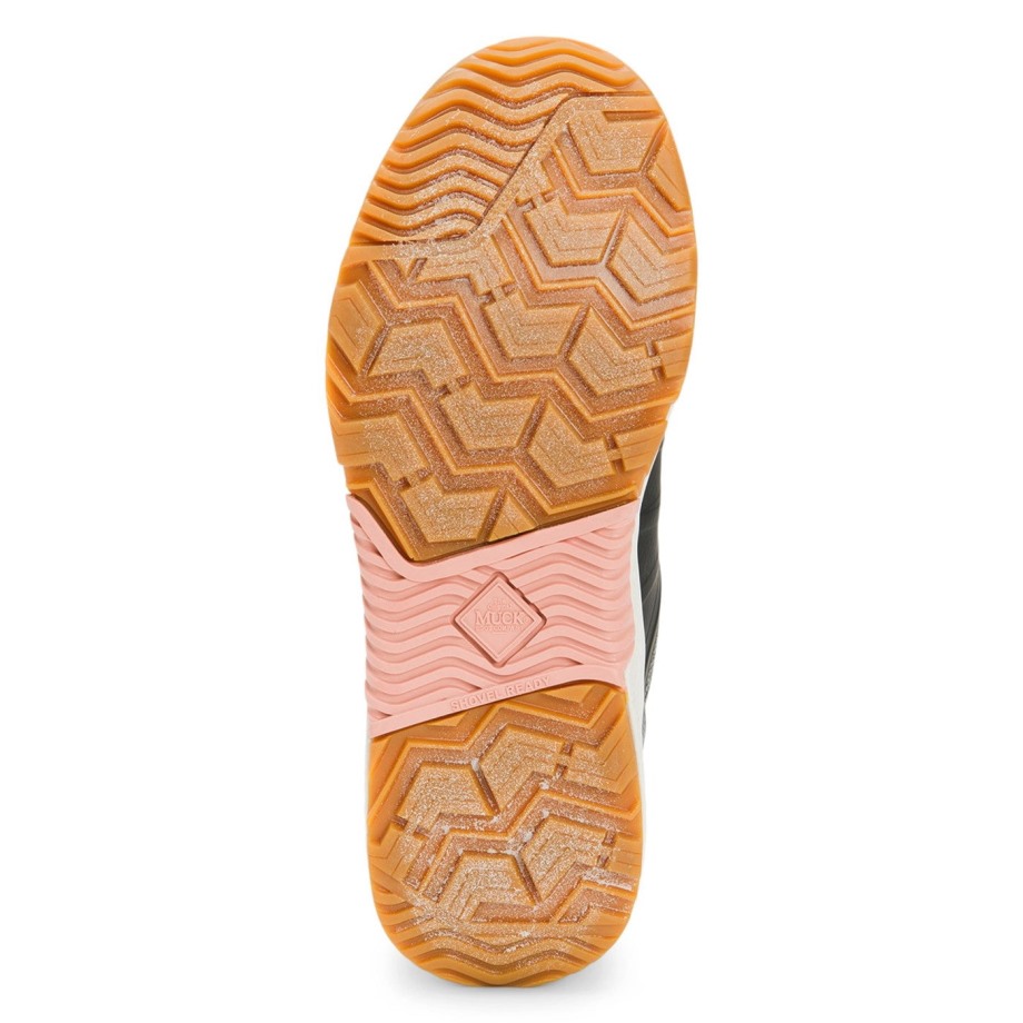 Sort Ler Dame Outscape Snøresko Muckboot