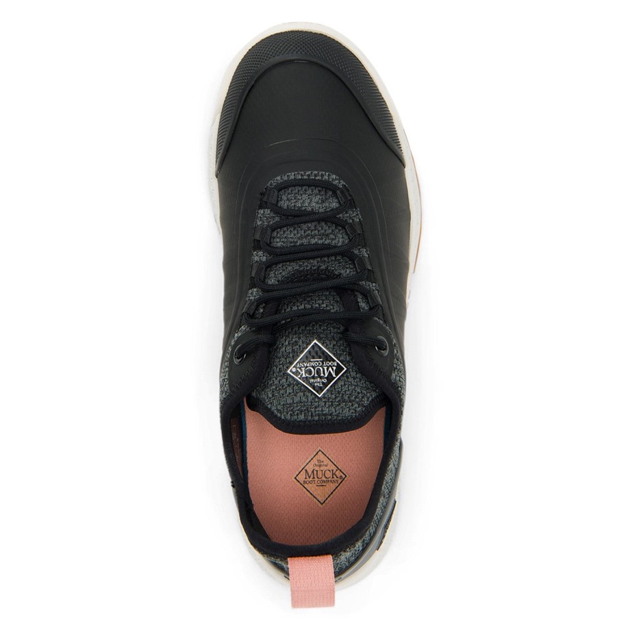 Sort Ler Dame Outscape Snøresko Muckboot