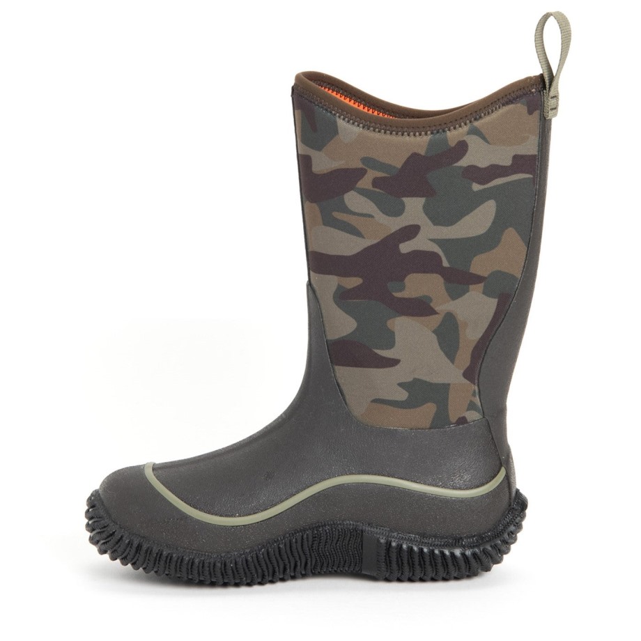 Camo Print Hale Høje Børne Støvler Muckboot