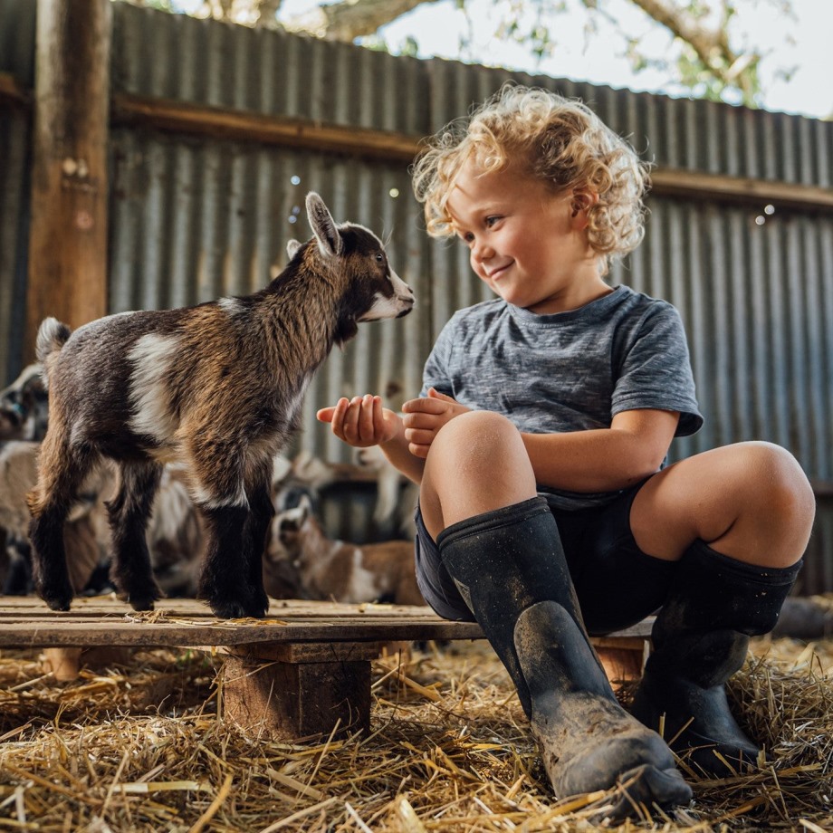Robuste Ii Høje Børns Støvler, Sorte Muckboot