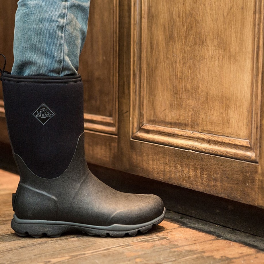 Mænds Arktiske Udflugt Korte Støvler Sort Muckboot