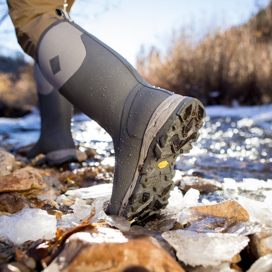 Muckboot Grå Herre Arctic Ice Vibram Ag Alle Terræn Høje Støvler