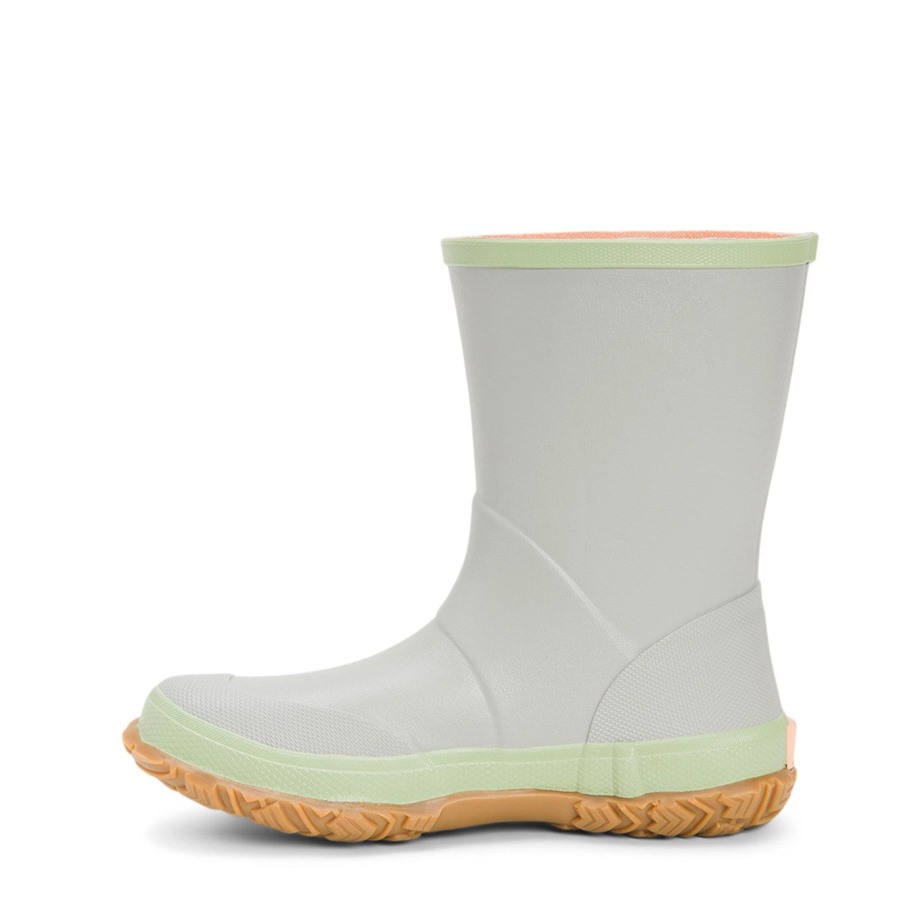 Muckboot Lysegrå Korte Foderstøvler Til Kvinder