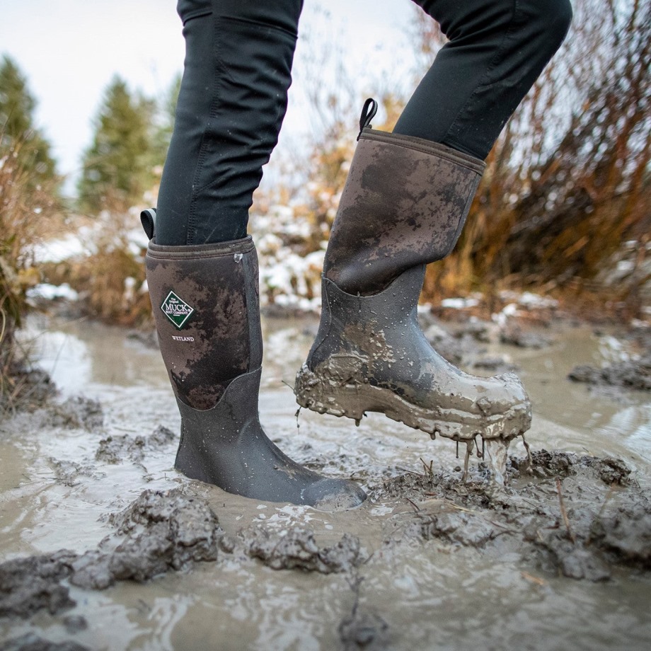 Unisex Vådområde Høje Støvler Muckboot Bark