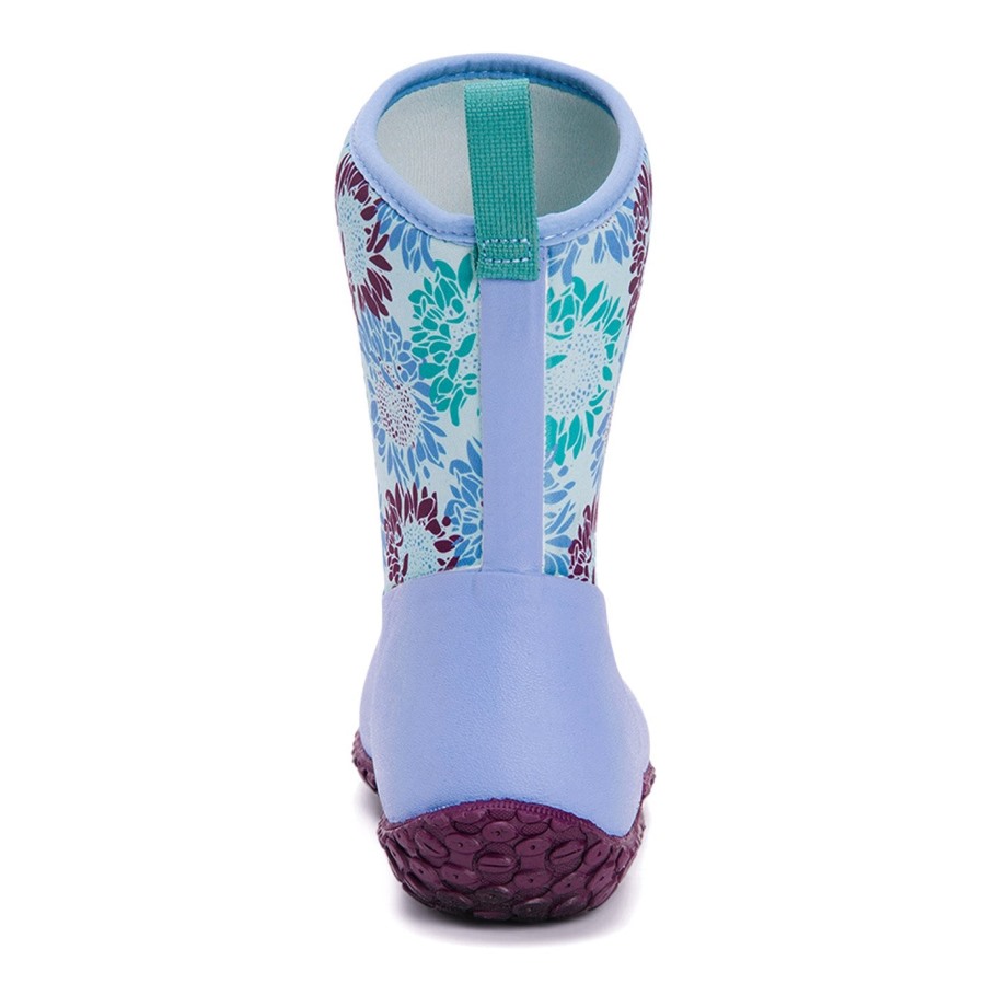 Kvinders Rhs Muckster Ii Korte Støvler Blå Iris Print Muckboot